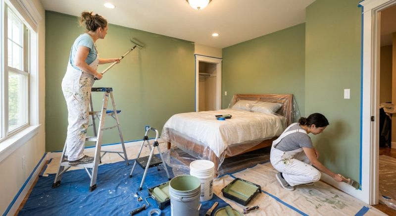 Bedroom Painting project example